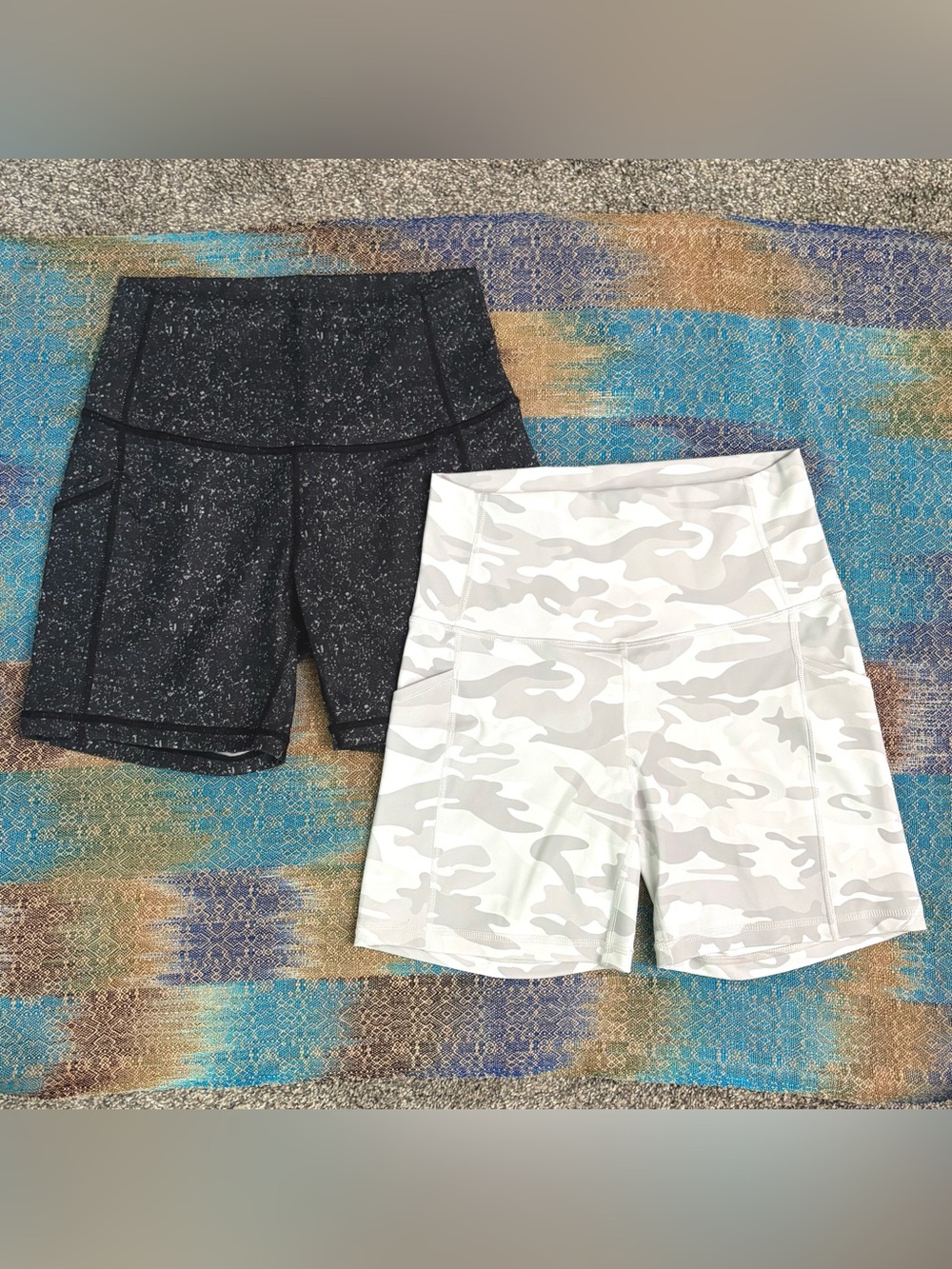Bundle of 2 High Waisted Gym Shorts with Pockets